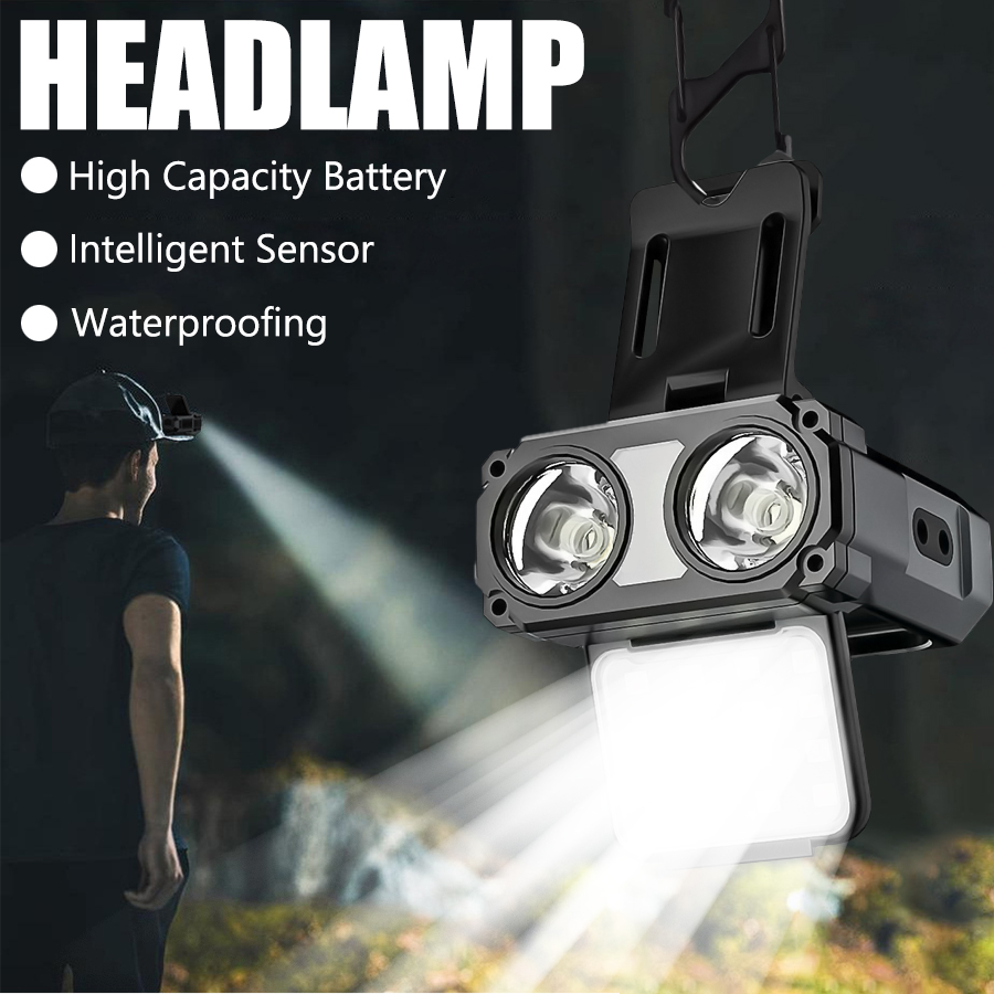 Fishing Light - Датчик COB светодиодный налобный фонарь с