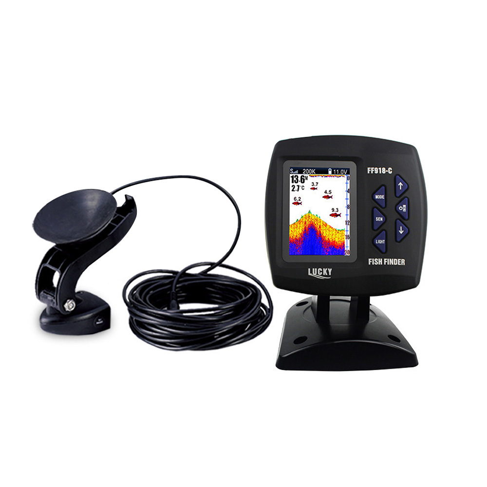 Цветной экран, проводной рыбол – обзор и цена Fish Finder Cable